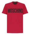 MOSCHINO MOSCHINO T-SHIRTS AND POLOS RED
