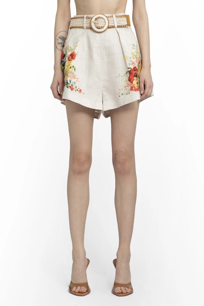 Zimmermann Shorts In Off-white