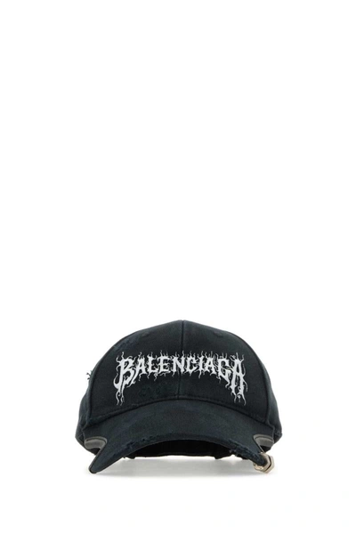 Balenciaga Hats In Black
