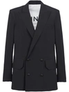 Balmain Black Main Lab Blazer In Black