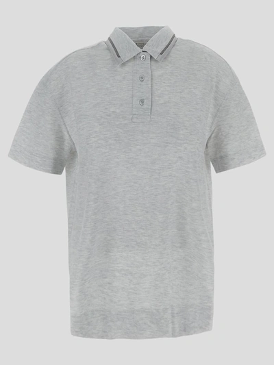 Brunello Cucinelli T-shirts And Polos In Grey