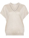 Brunello Cucinelli T-shirt  Woman Color Beige