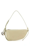 Burberry Light Green Shield Mini Shoulder Bag In Pink