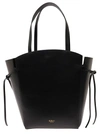 Mulberry Clovelly Calfskin Leather Tote In Black