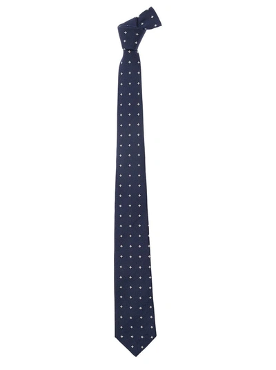 Tagliatore Cravatta 7cm Seta In Blu