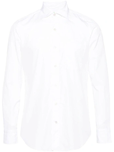 Finamore 1925 Napoli Cotton Shirt In White