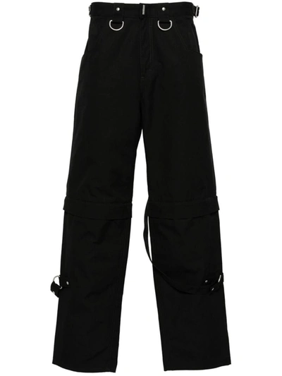 Givenchy Suspender Detailed Pants In Black