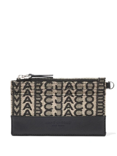 Marc Jacobs Monogram-print Woven Wristlet In Multi-colored