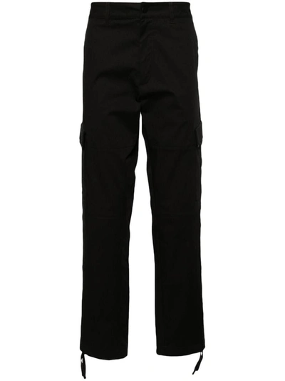 Moncler Nylon Cargo Trouser In Black