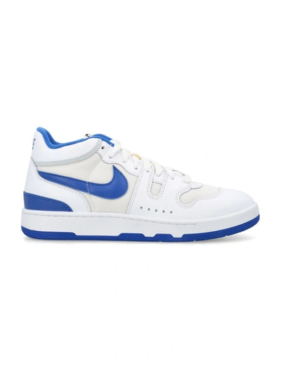 Nike Attack Sneakers In White Game Royal