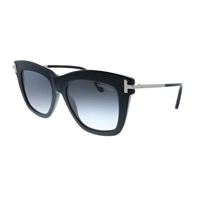 Tom Ford Dasha Tf 822 01b Womens Square Sunglasses In Black