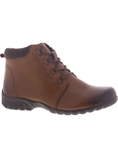 Propét Delaney Womens Lace-up Ankle Boots In Brown