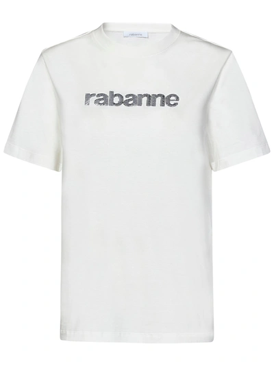 Paco Rabanne T-shirts In Bianco