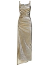 Rabanne Dress Paco  Woman Color Gold In Oro