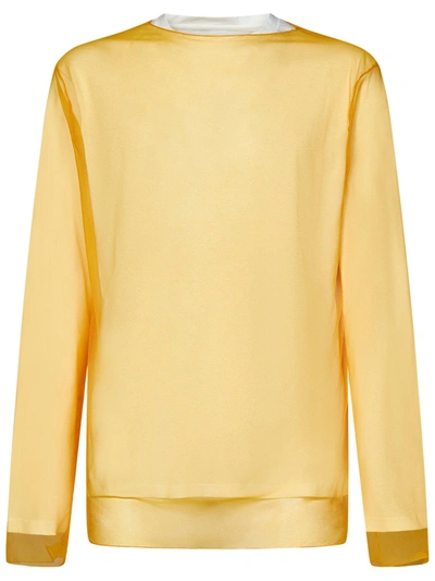 Jil Sander T-shirt In Yellow