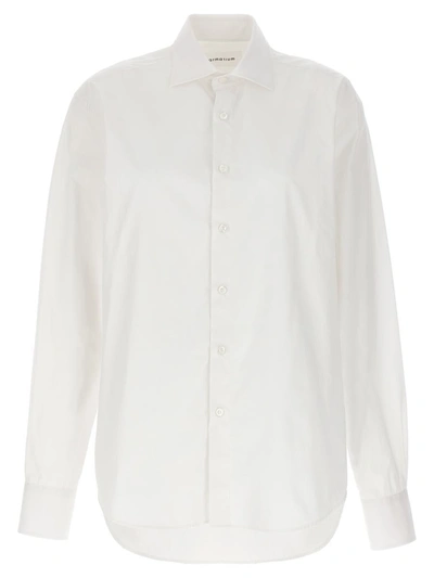 Armarium Long-sleeve Cotton Shirt In White