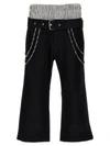 Bluemarble 'double Layered Boxer' Pants In Black