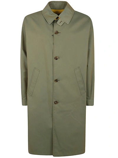 Comme Des Garçons Homme Deux Comme Des Garçons Homme Trench Coat With Yellow Lining Clothing In Brown