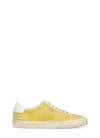 Golden Goose Men's Soul-star Suede Low-top Sneakers In Yellow