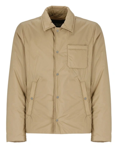 Herno Ecoage Shirt In Brown