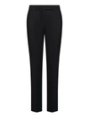 Max Mara Tailored Black Trousers With Structured Waistband And Smooth Finish In Black