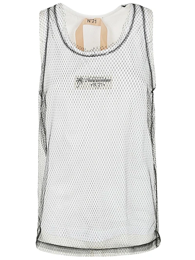 N°21 Jersey Tank Top Clothing In White