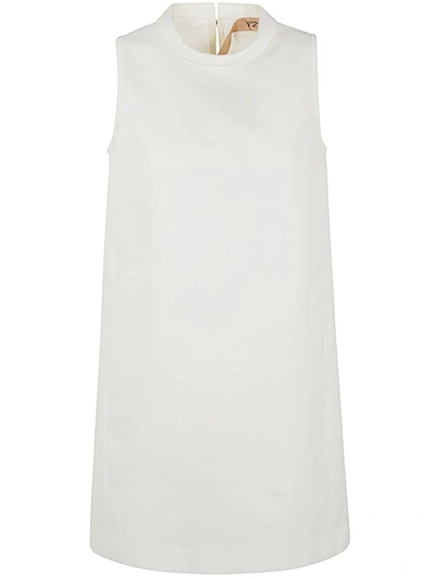 N°21 Sleeveless Mini Dress In White