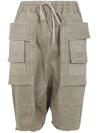 Rick Owens Drkshdw Creatch Cargo Pods Shorts Clothing In Grey