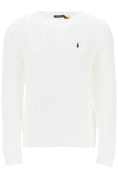 Polo Ralph Lauren Cotton Knit Jumper In White