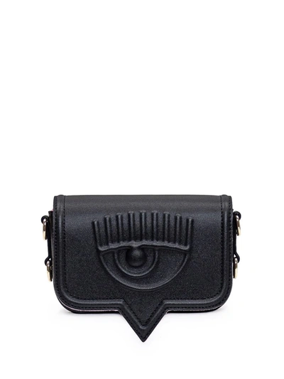 Chiara Ferragni Small Eyelike Bag In Black