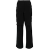 Coperni Logo-patch Wide-leg Trousers In Black