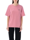 Maison Kitsuné Bold Fox Head Patch Comfort Tee In Rosebud