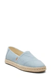 Toms Alrope Denim Espadrille In Light/ Pastel Blue