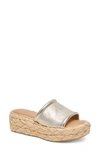 DOLCE VITA CHAVI PLATFORM SLIDE SANDAL