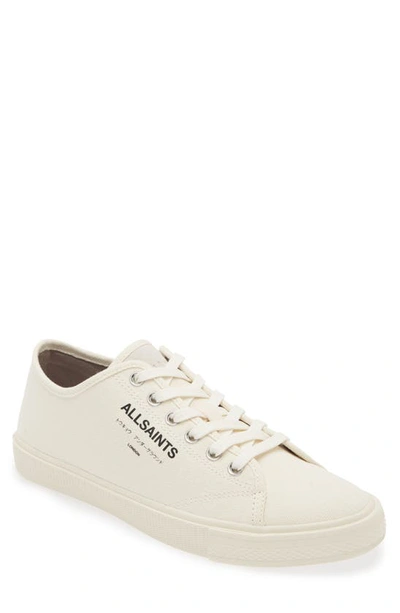Allsaints Men's Underground Lace Up Low Top Sneakers In Off White