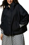 MARINA RINALDI WATER RESISTANT TWILL RAIN COAT