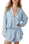 FREE PEOPLE BEAUTY SLEEP SHORT PAJAMAS