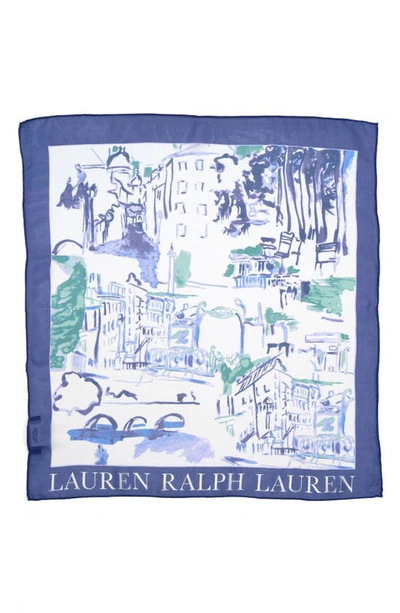 Lauren Ralph Lauren Spring Conversational Square In Navy