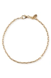 Argento Vivo Paper Clip Chain Bracelet In Gold