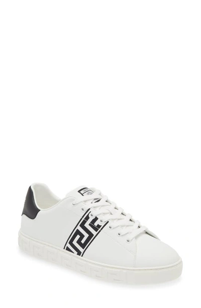 VERSACE BAROCCO GRECA JACQUARD LOW TOP SNEAKER