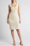 FRENCH CONNECTION NELLIS SLEEVELESS COTTON SWEATER DRESS