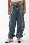 BDG URBAN OUTFITTERS STRAPPY DENIM CARGO JEANS