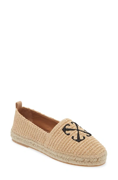 OFF-WHITE ARROW RAFFIA ESPADRILLE