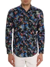 ROBERT GRAHAM ROBERT GRAHAM ELECTRIC REEF LONG SLEEVE BUTTON DOWN SHIRT