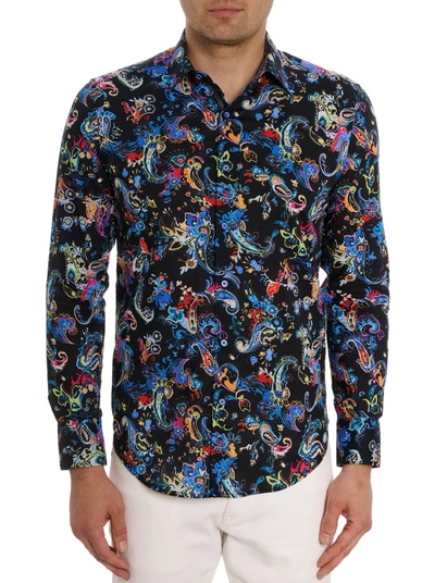 Robert Graham Edmore Long Sleeve Button Down Shirt In Multi