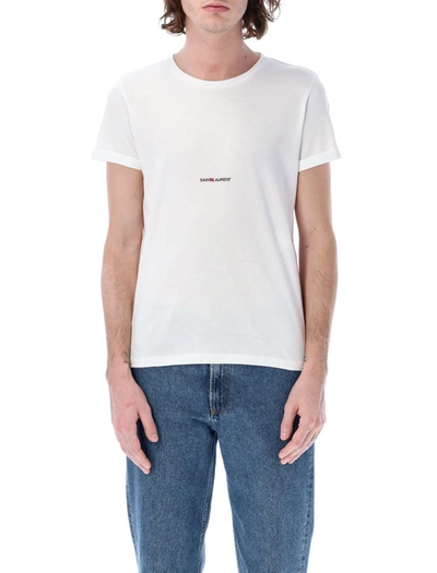 SAINT LAURENT SAINT LAURENT LOGO PRINT T-SHIRT