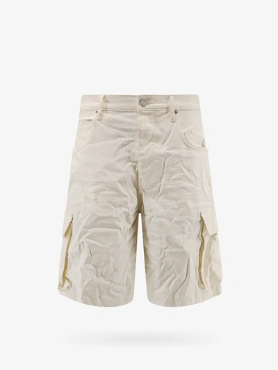 Purple Brand Bermuda Shorts In White