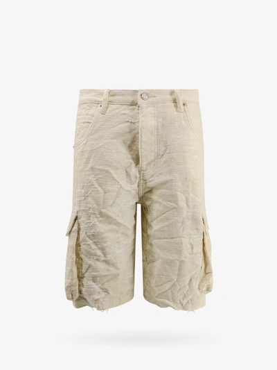 Purple Brand Bermuda Shorts In White