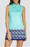 Tail Caro Top In Merry Blue In Multi