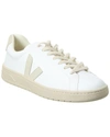Veja White Low-top Sneakers With Logo Patch In Leather Man  In White
